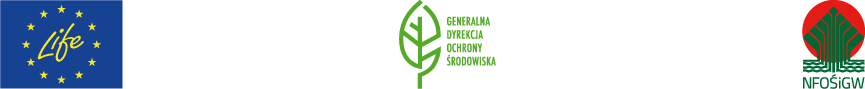 Logotypy Life, GDOŚ i NFOŚiGW