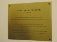 Tablica pamiątkowa poświęcona Ignacemu Janowi Paderewskiemu - Estoril