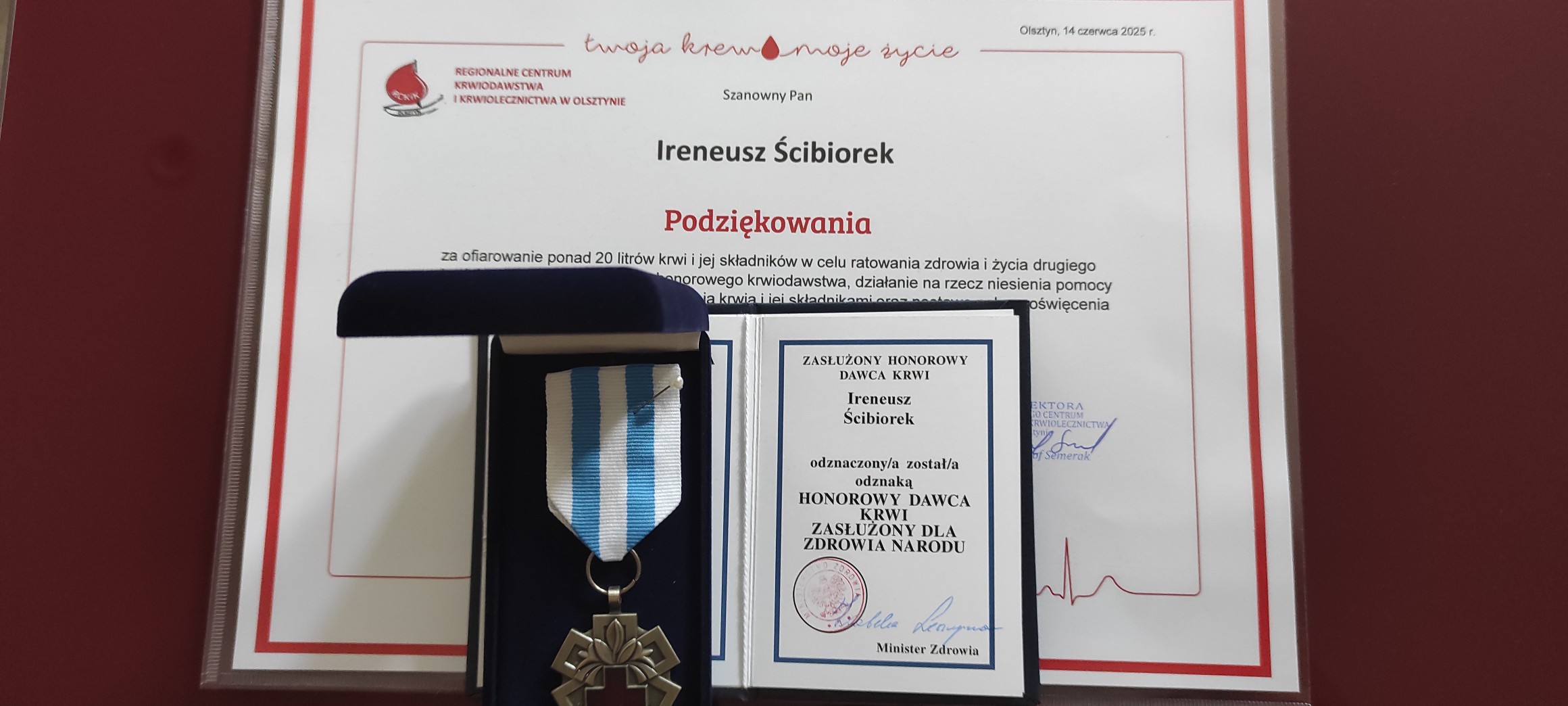 Wyjątkowe wyróżnienie - RCKiK Olsztyn