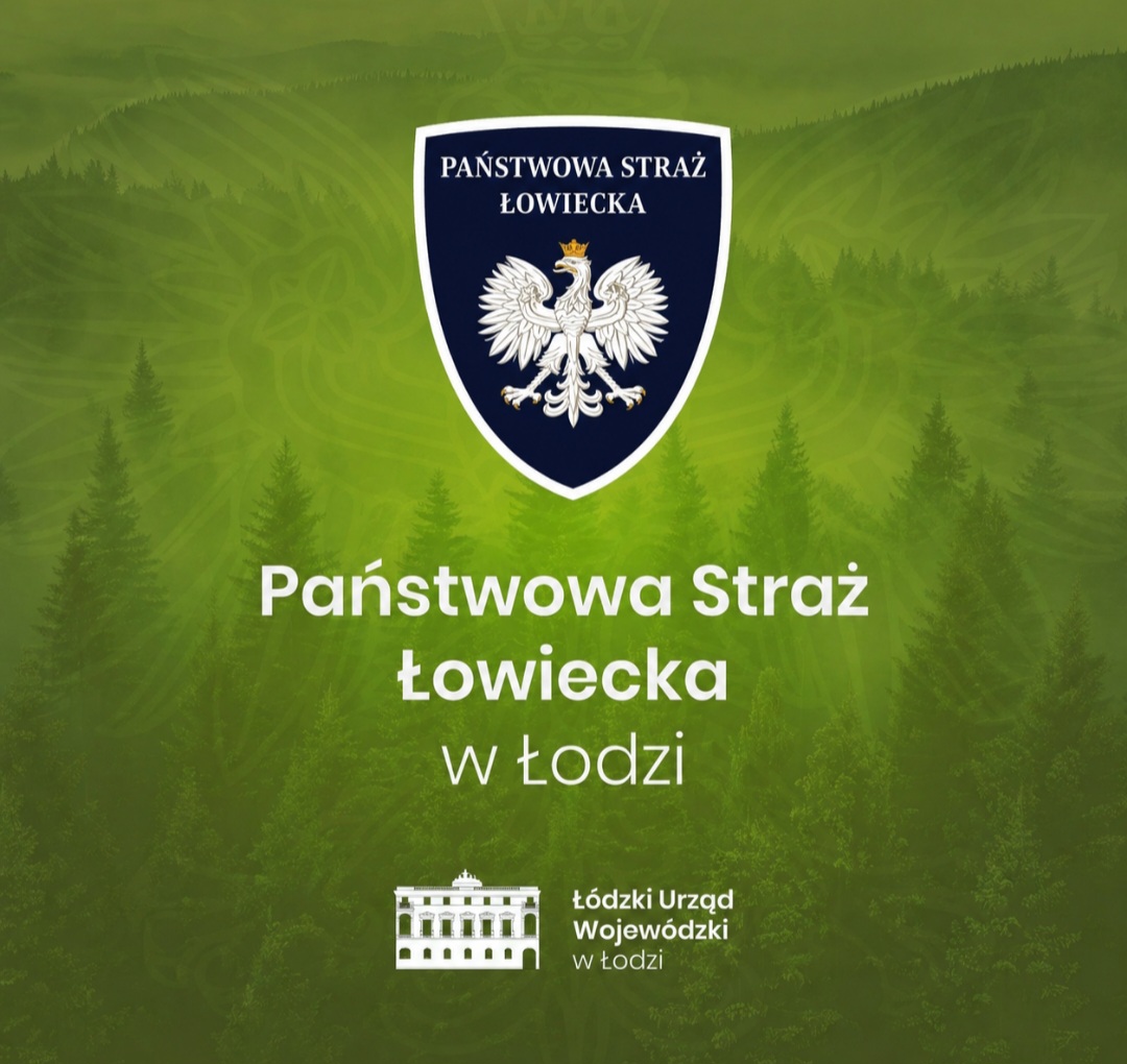 Logotyp Państwowej Straży Łowieckiej w Łodzi 