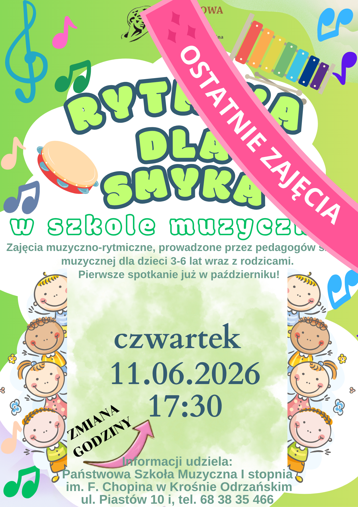 plakat rytmika dla smyka 11.06.2026