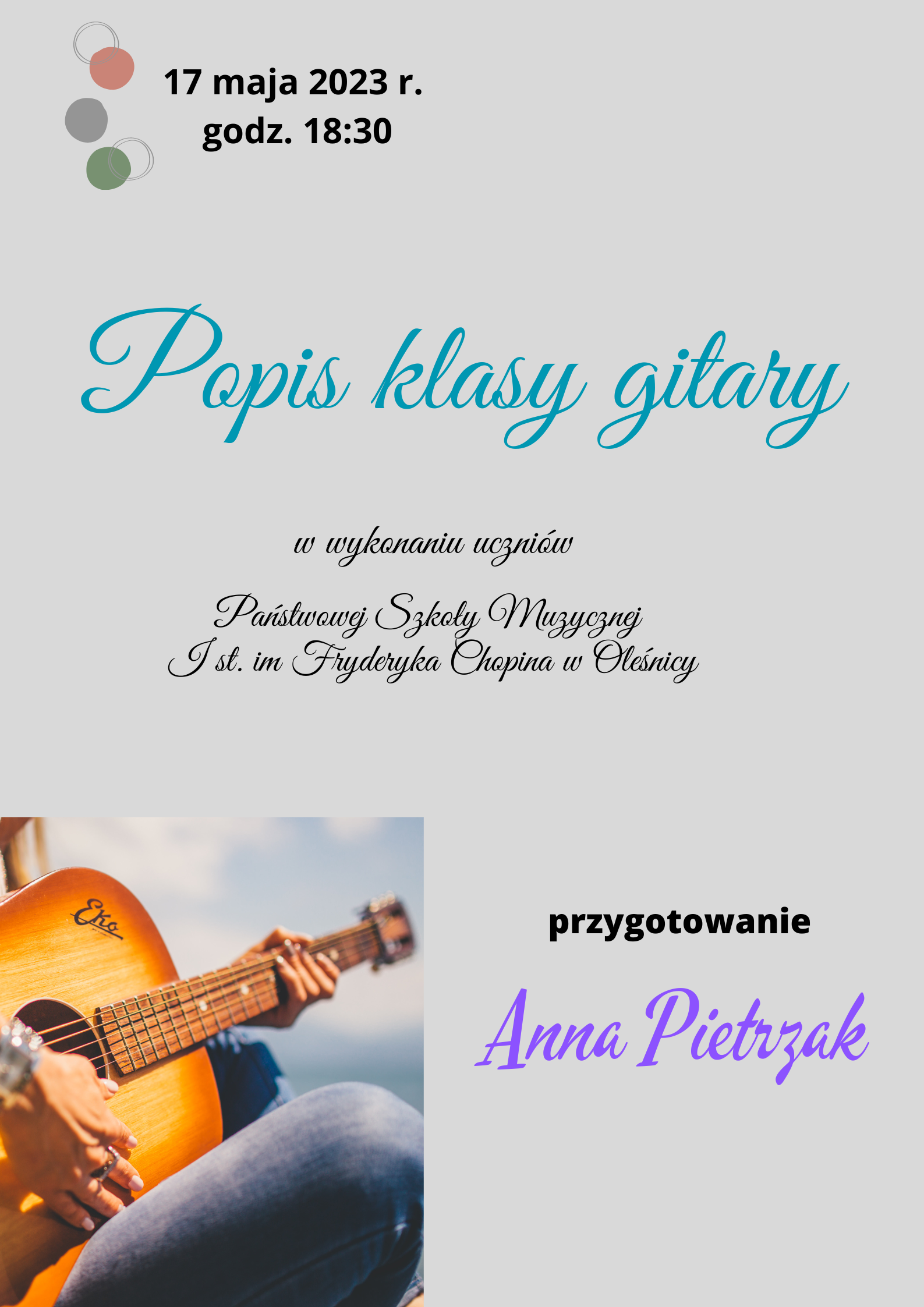popis klasy gitary