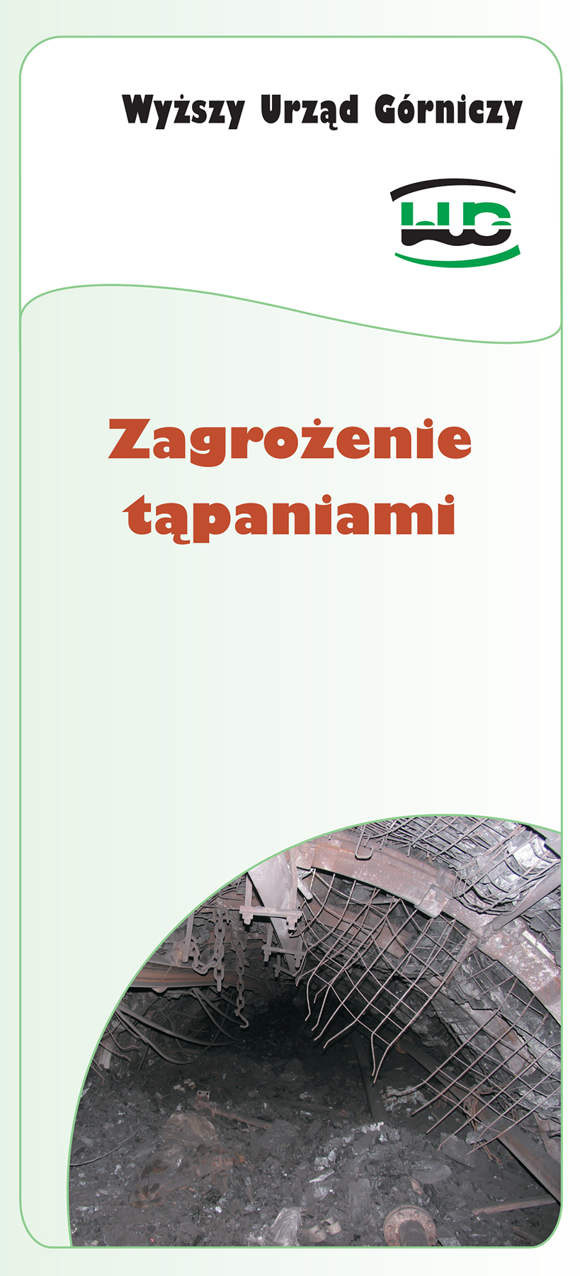 Ulotka na temat zagrożenia tąpaniami