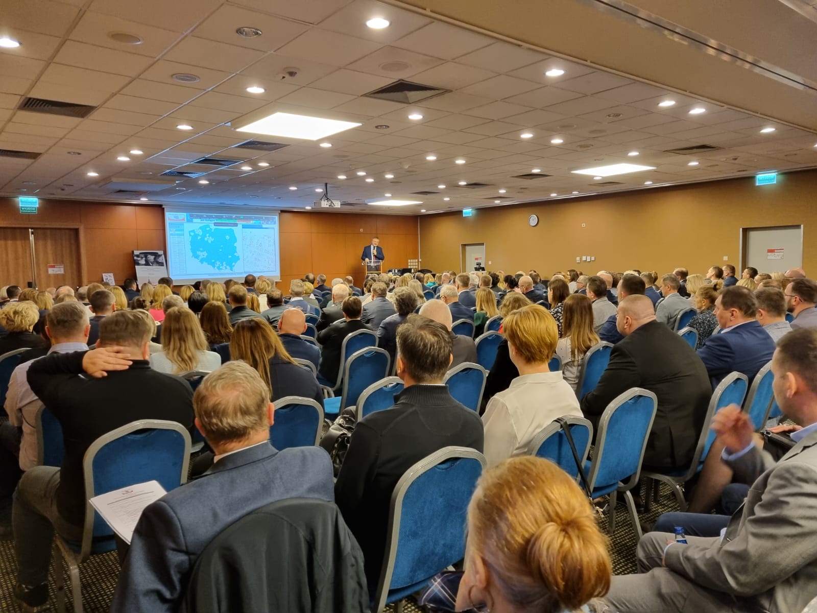 Uczestnicy Spotkania Służby Geodezyjnej i Kartograficznej.