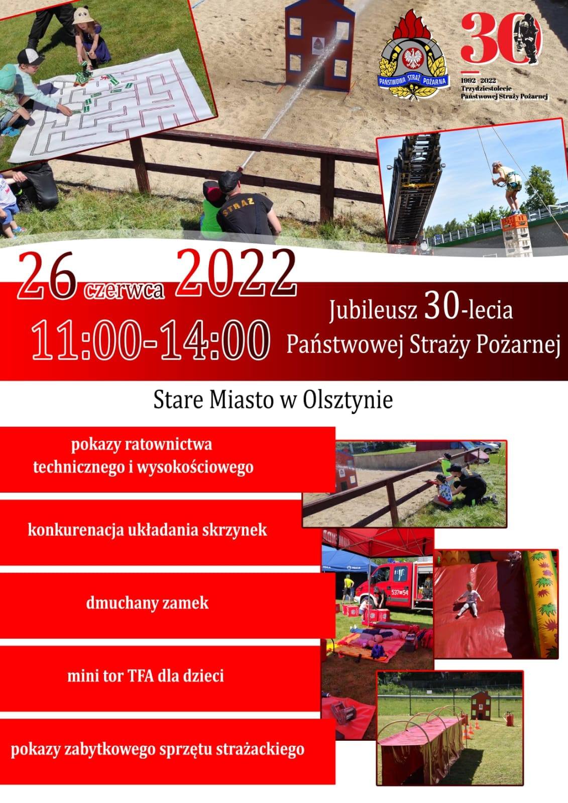 Jubileusz 30-lecia Państwowej Straży Pożarnej