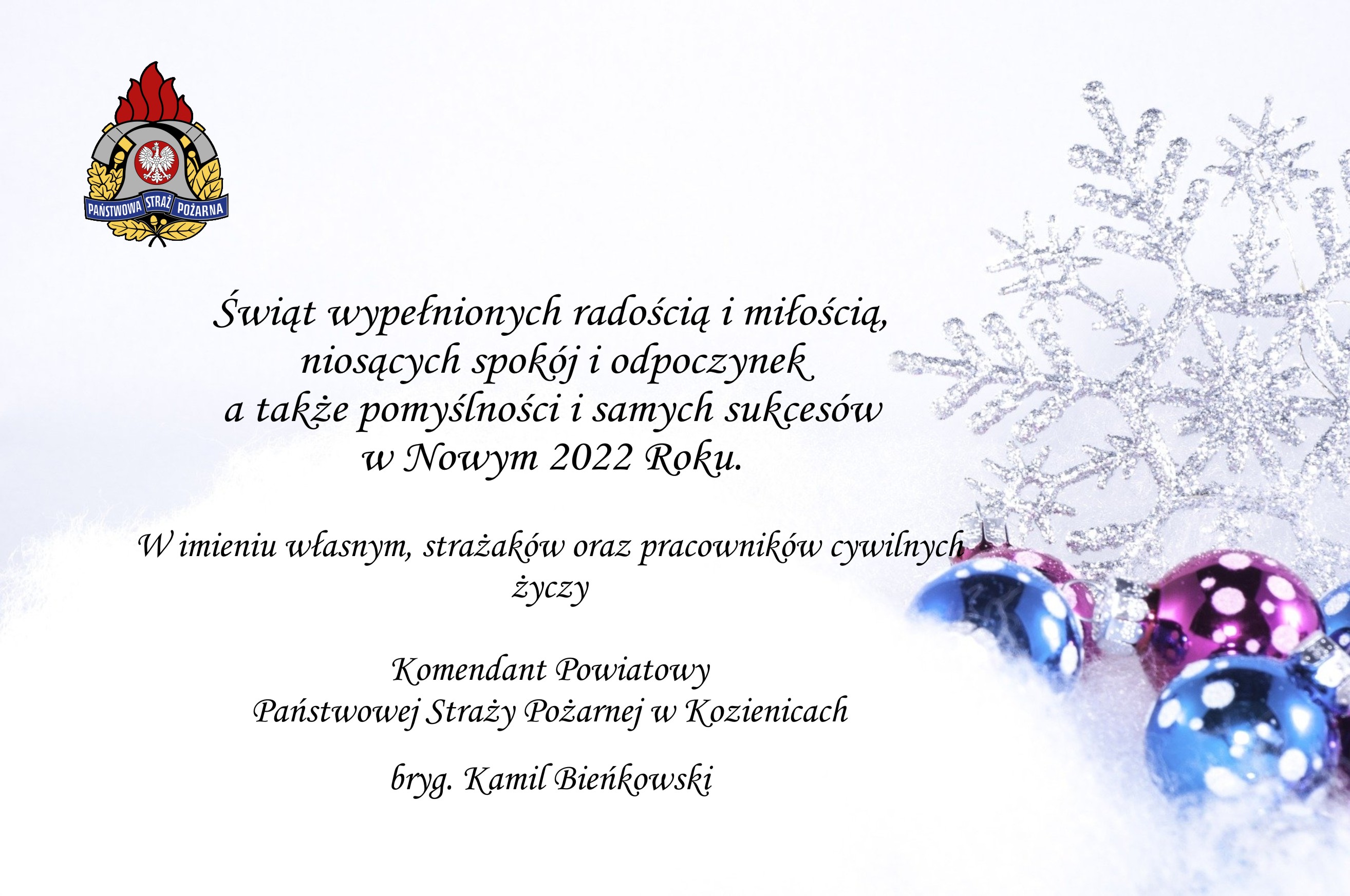 życzenia świąteczne z okazji Bożego Narodzenia