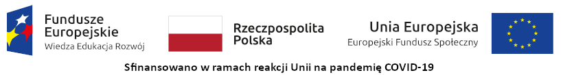 Sfinansowano w ramach reakcji Unii na pandemię COVID-19