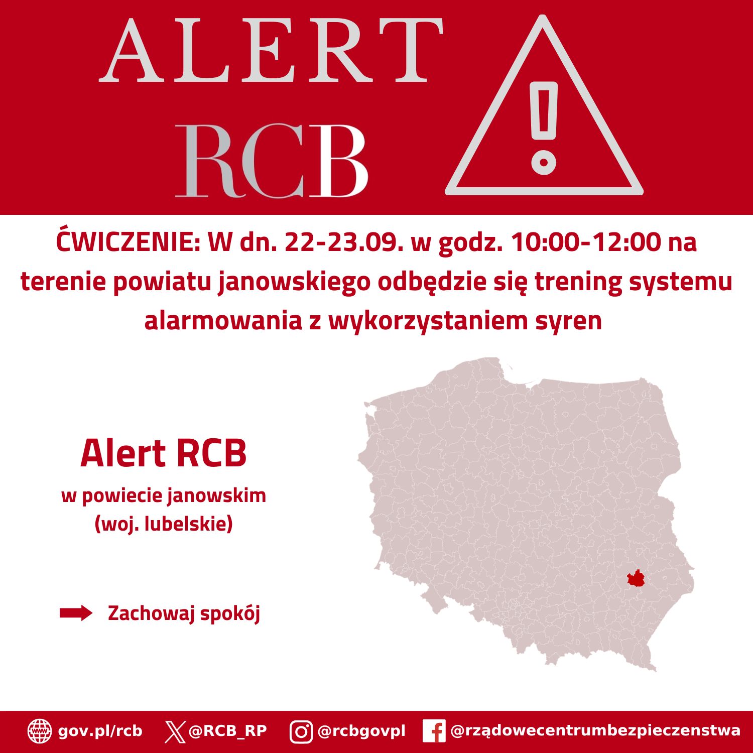 Alert RCB (21.09)