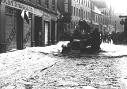 Powódź na ul. Grunwaldzkiej w czerwcu 1939 r.