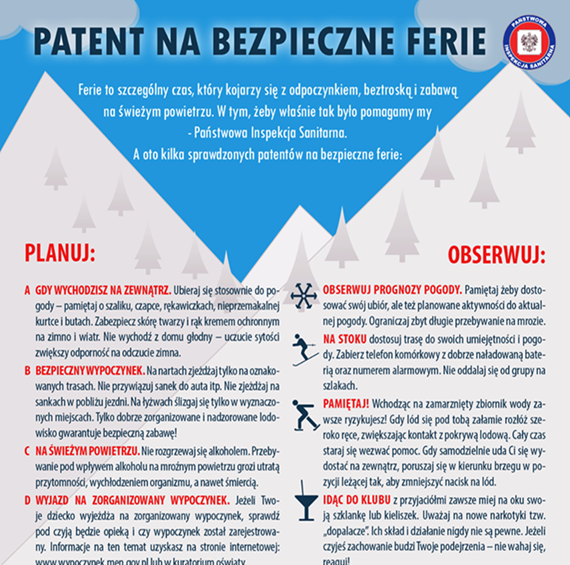 Patent na bezpieczne ferie