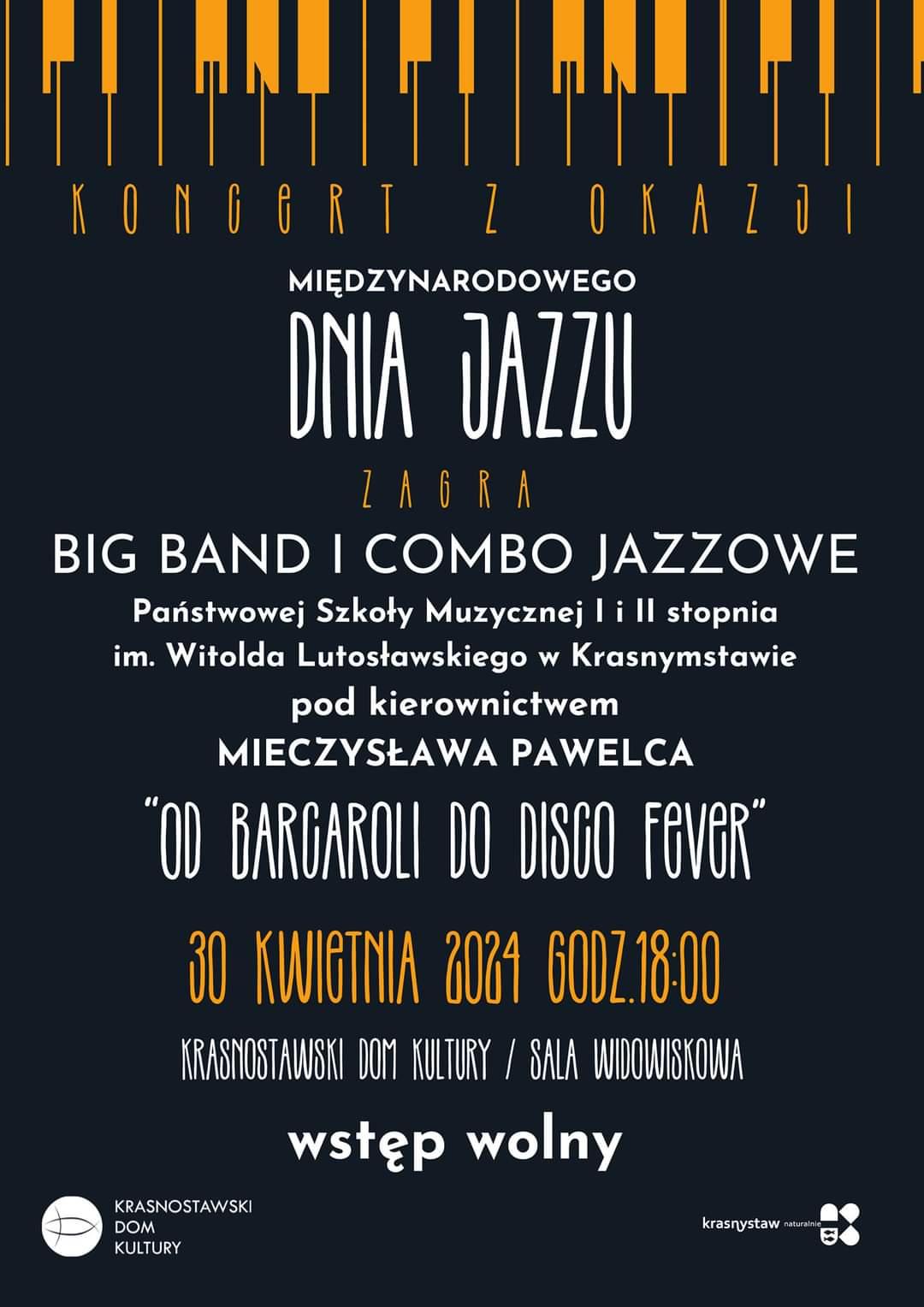 Koncert z okazji międzynarodowego dnia jazzu
