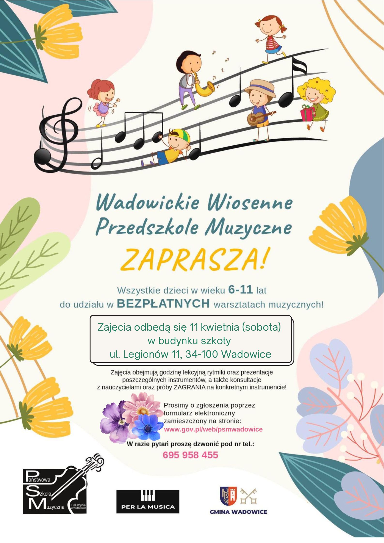 Wadowickie Wiosenne Przedszkole Muzyczne 11.04.2026