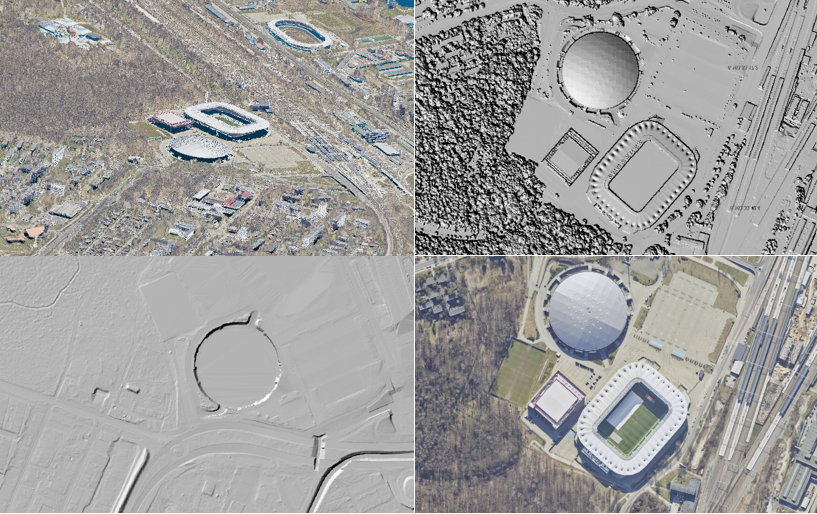 Ilustracja przedstawia dane fotogrametryczne.