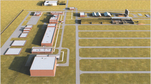 Widok na teren składowiska