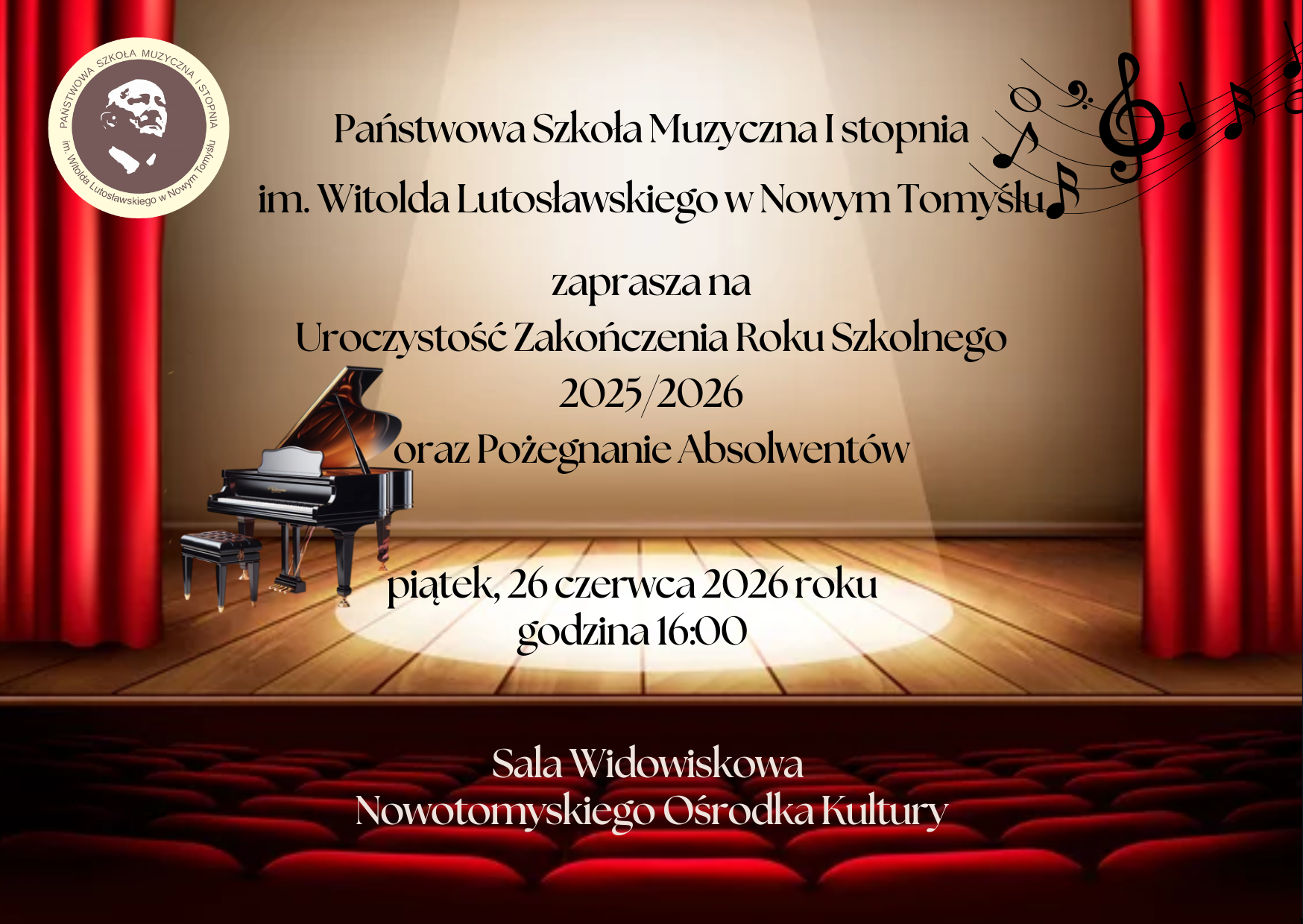 Plakat - Zakończenie roku szkolnego