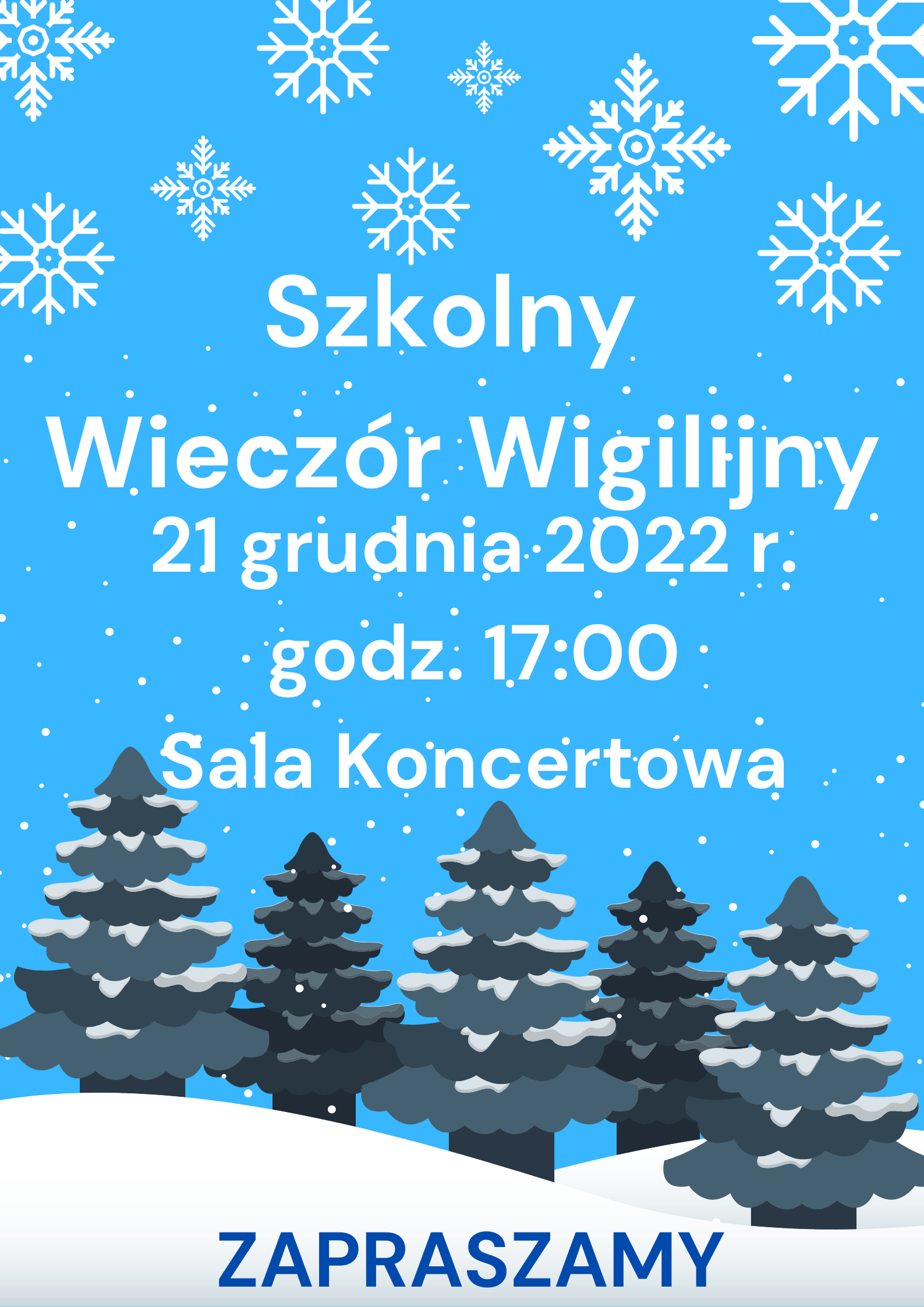 Szkolny Wieczór Wigilijny