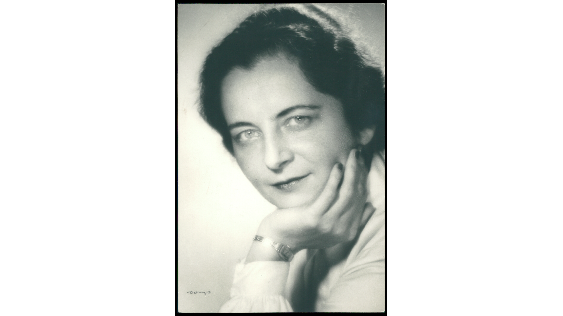 Portret Grażyny Bacewicz, autor: Benedykt Jerzy Dorys (1901-1990), 1948 r. / źródło: Biblioteka Narodowa (Polona)