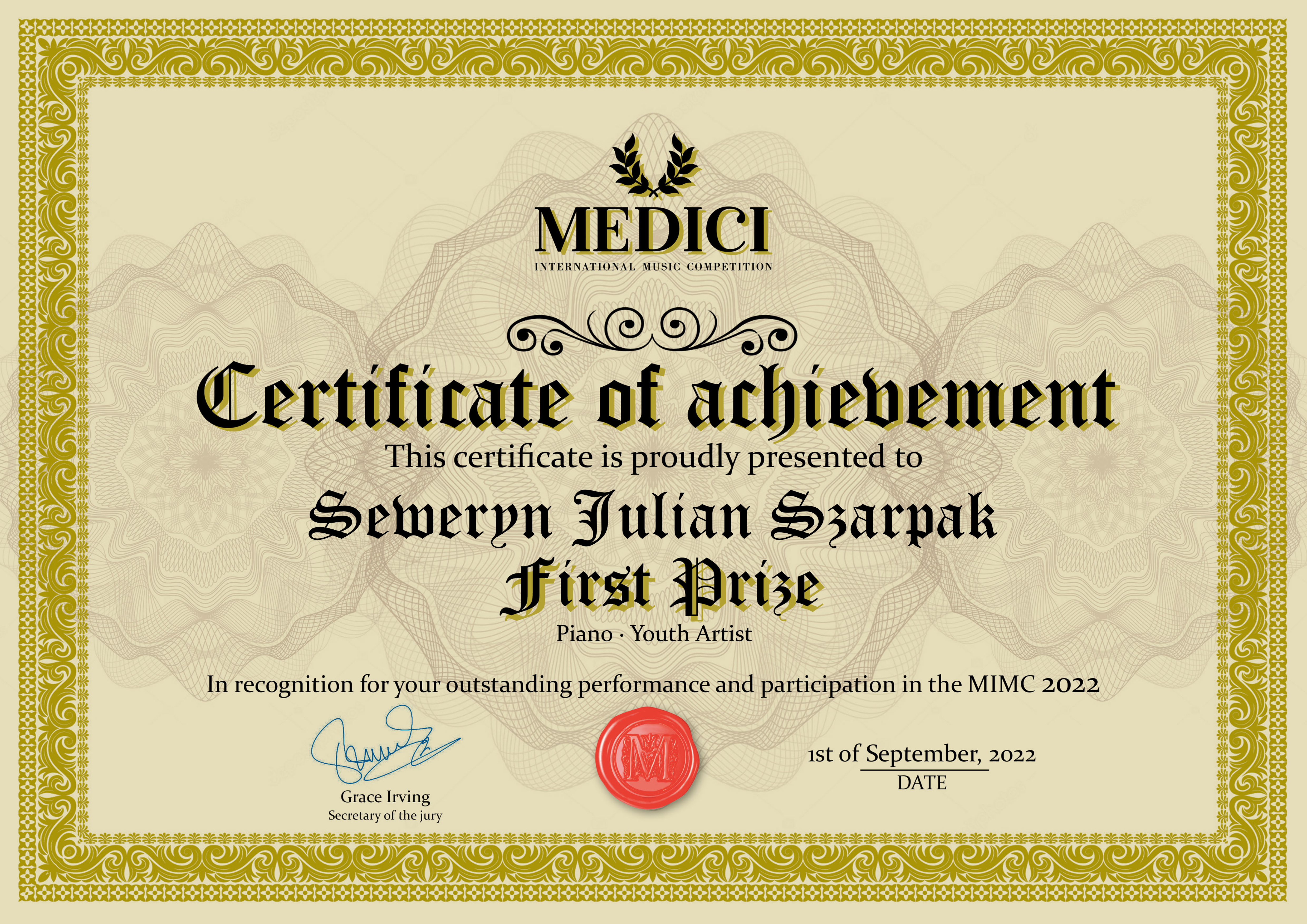 dyplom Seweryn Szarpak