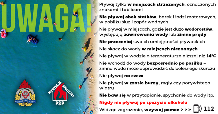 Bezpieczny wypoczynek nad wodą