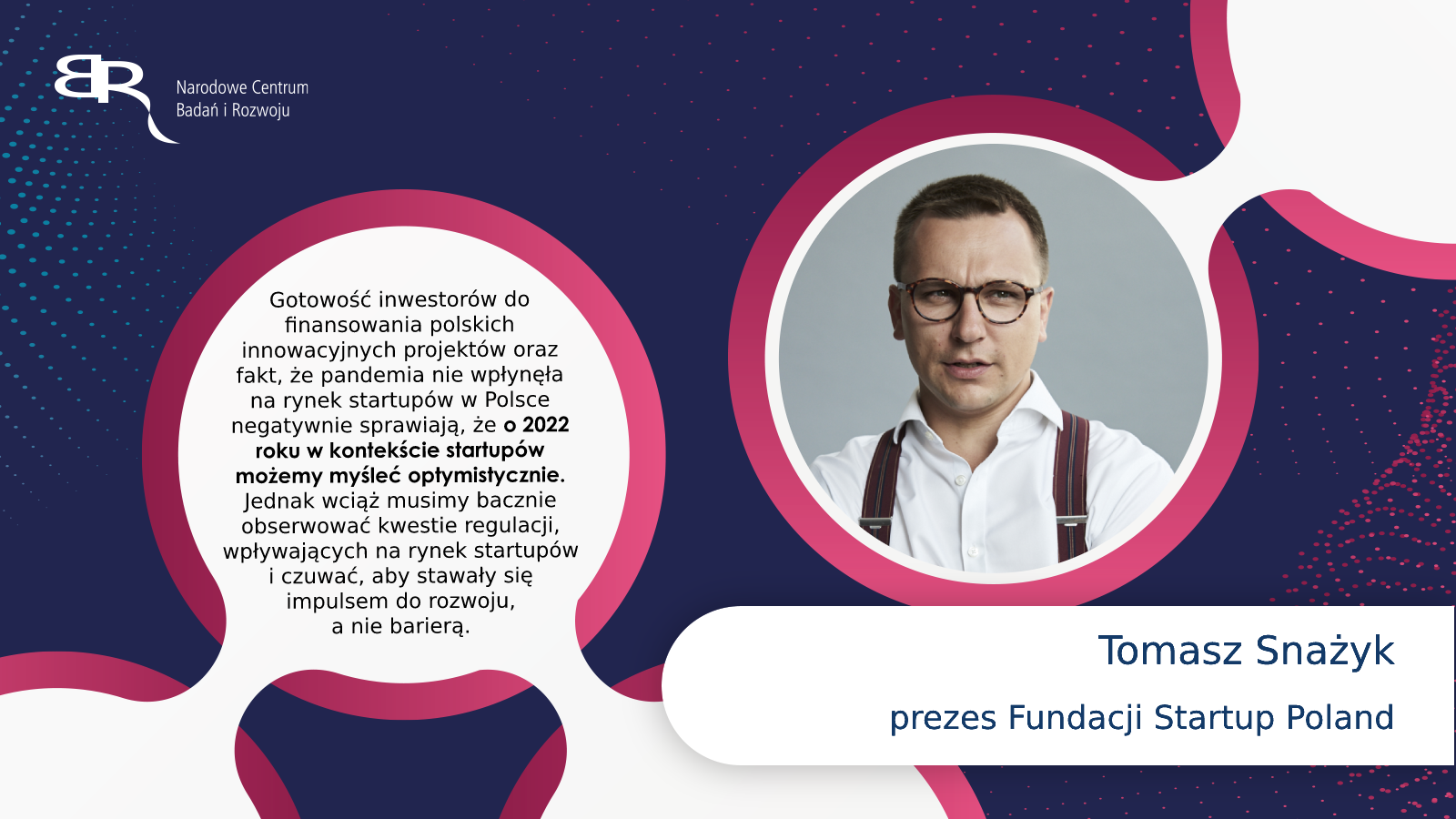 Tomasz Snażyk - prezes Fundacji Startup Poland
