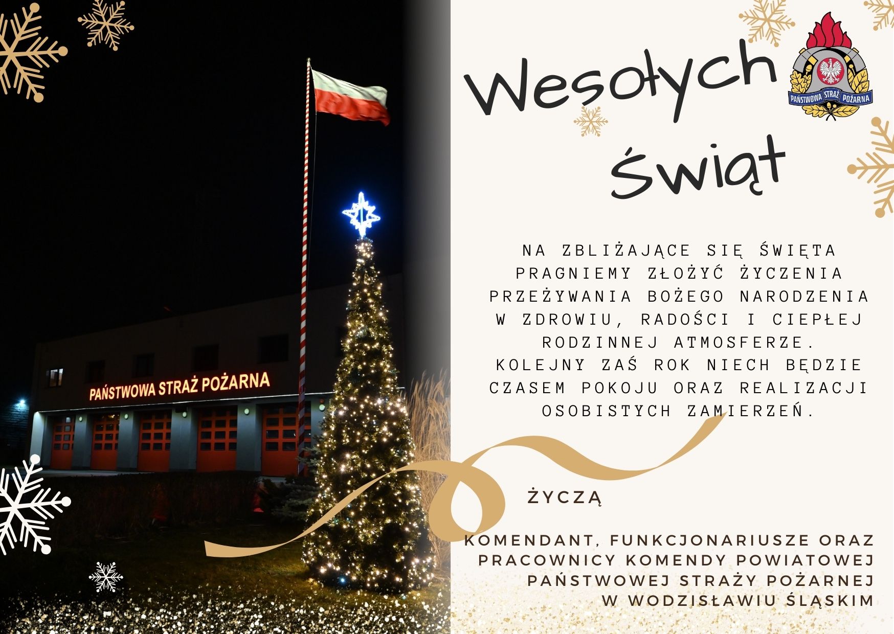 Życzenia z okazji Świąt Bożego Narodzenia