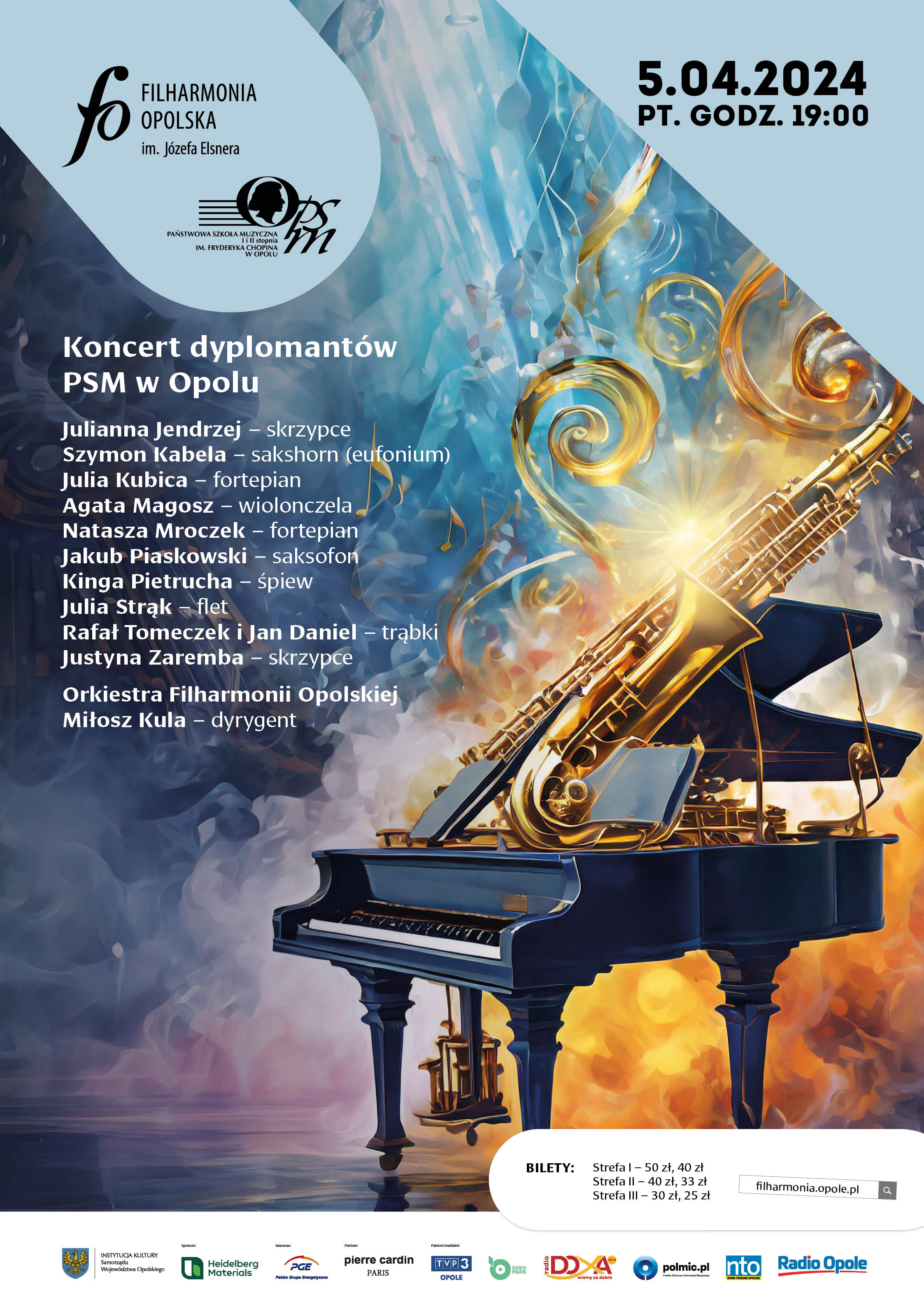 Plakat Koncertu Dyplomantów 2024