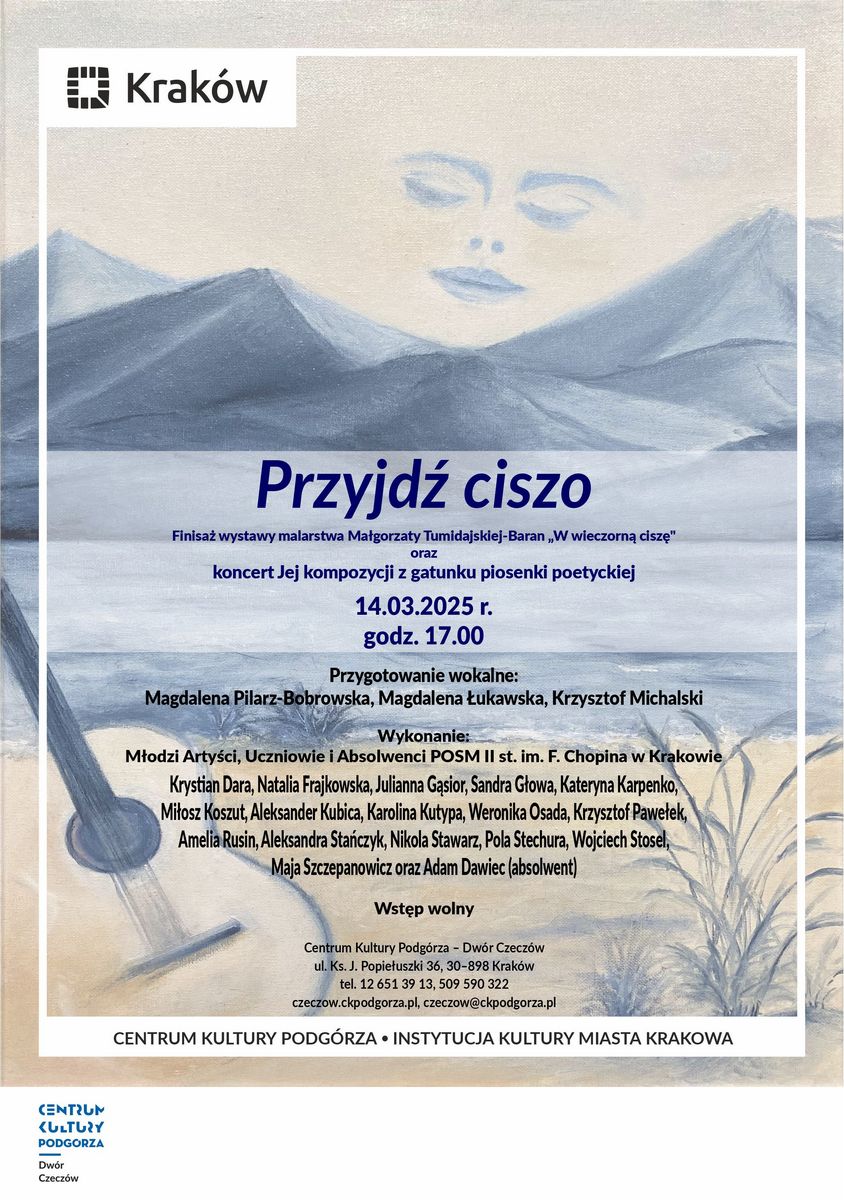 Finisaż wystawy i koncert - Przyjdź ciszo