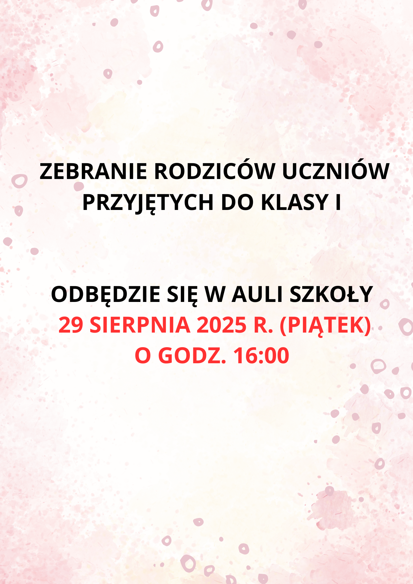 zebranie rodziców