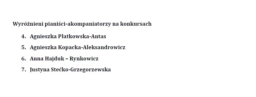 Osiągnięcia uczniów I i II semestrze 2022/2023 w konkursach: