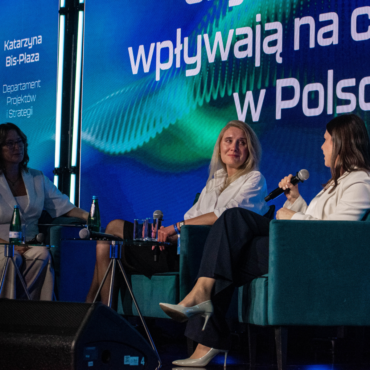 Agnieszka Krauzowicz Kierująca CPPC podczas panelu dyskusyjnego.