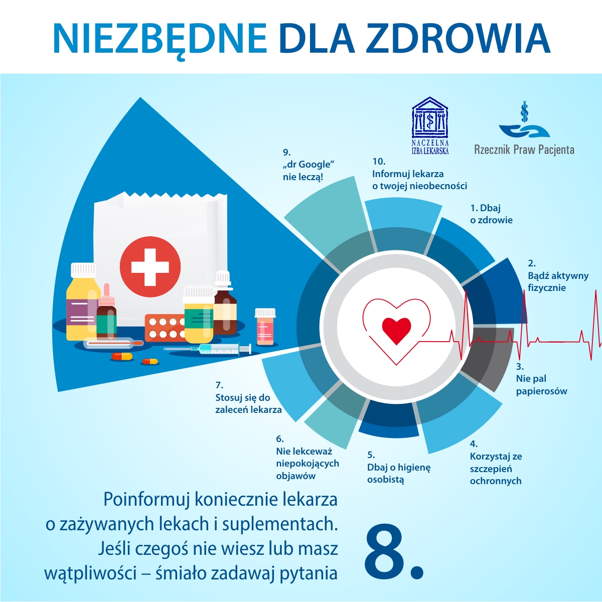 Poinformuj koniecznie lekarza o zażywanych lekach i suplementach