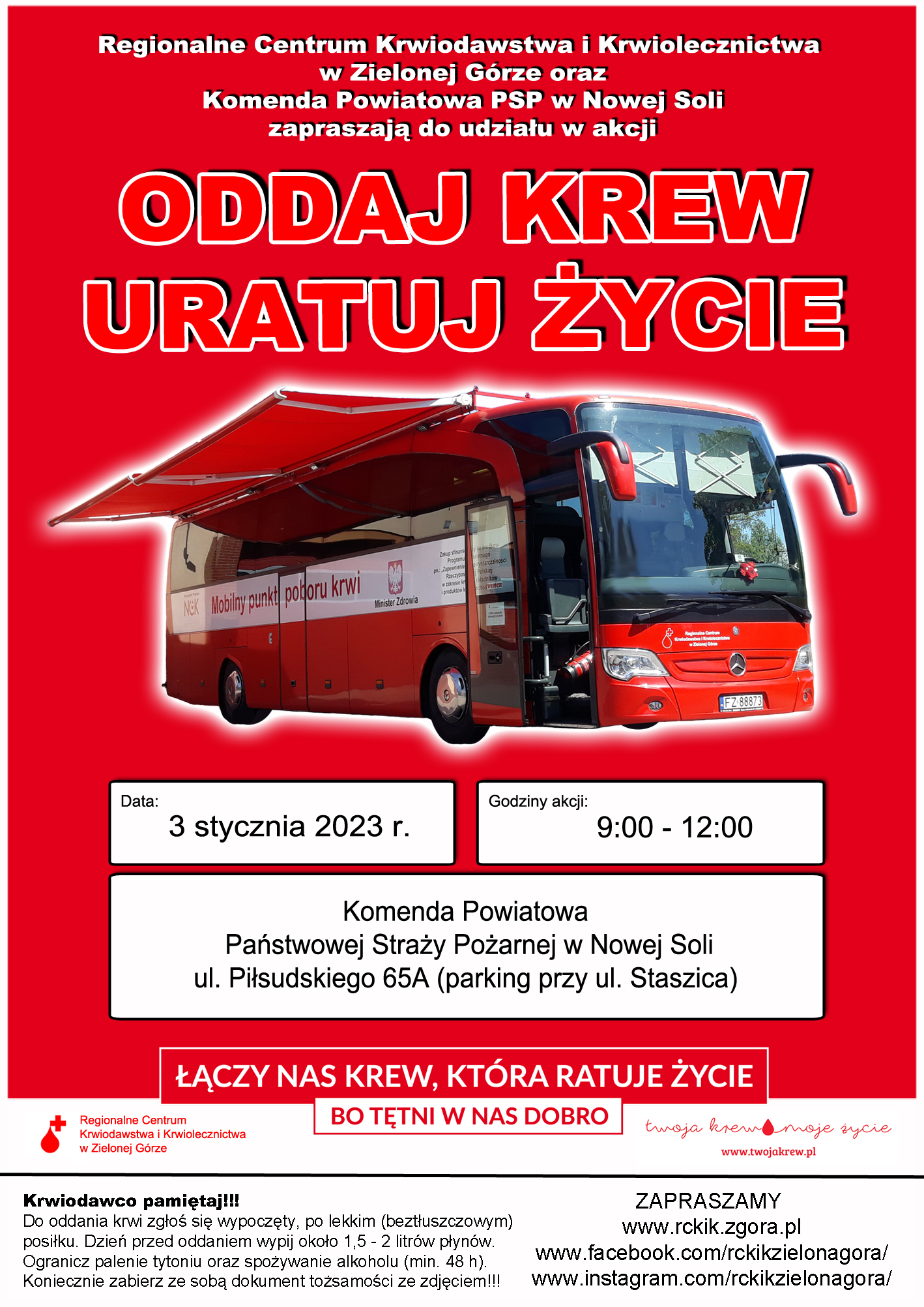 Oddaj Krew, Uratuj Życie