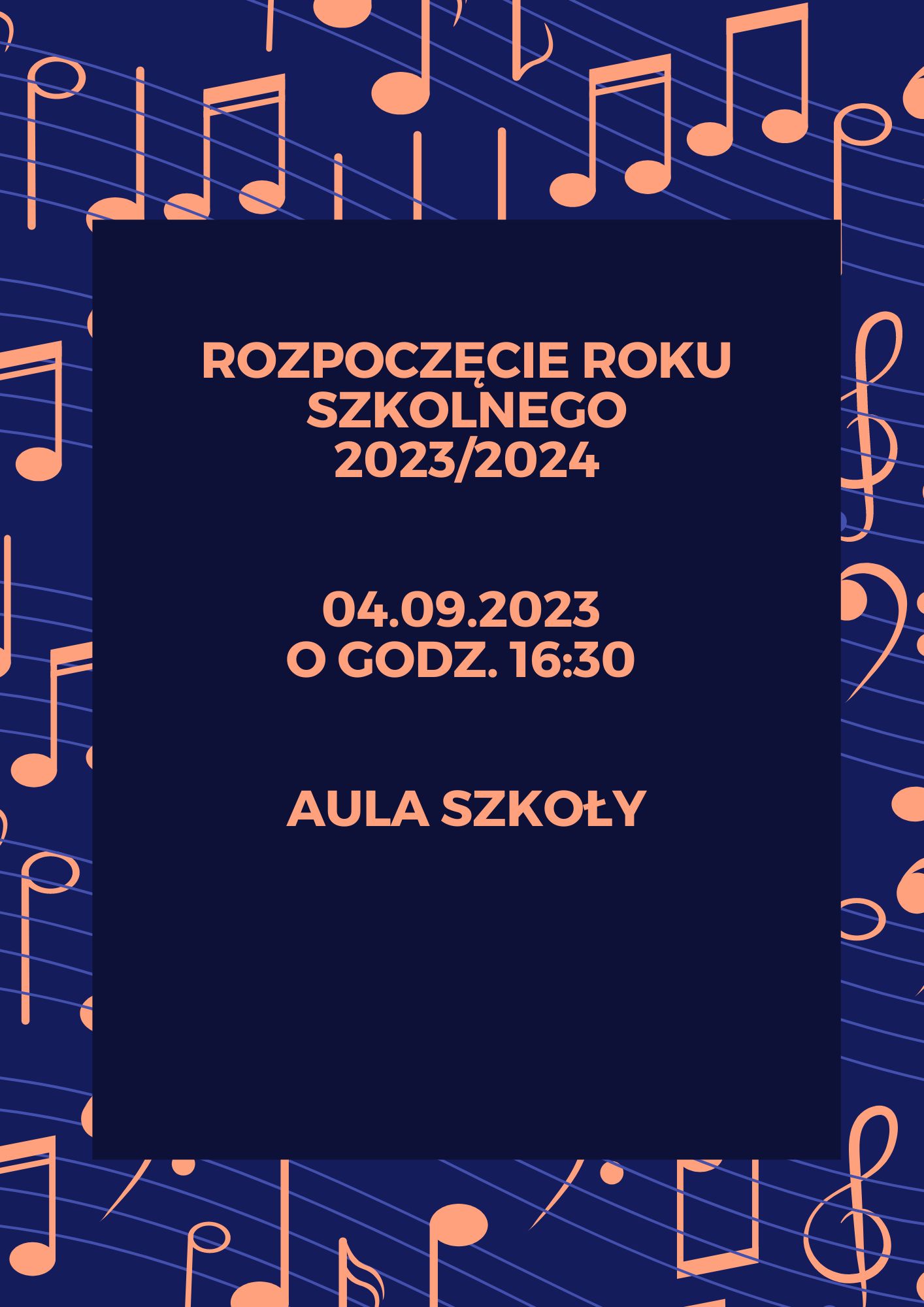 rozpoczęcie roku szkolnego