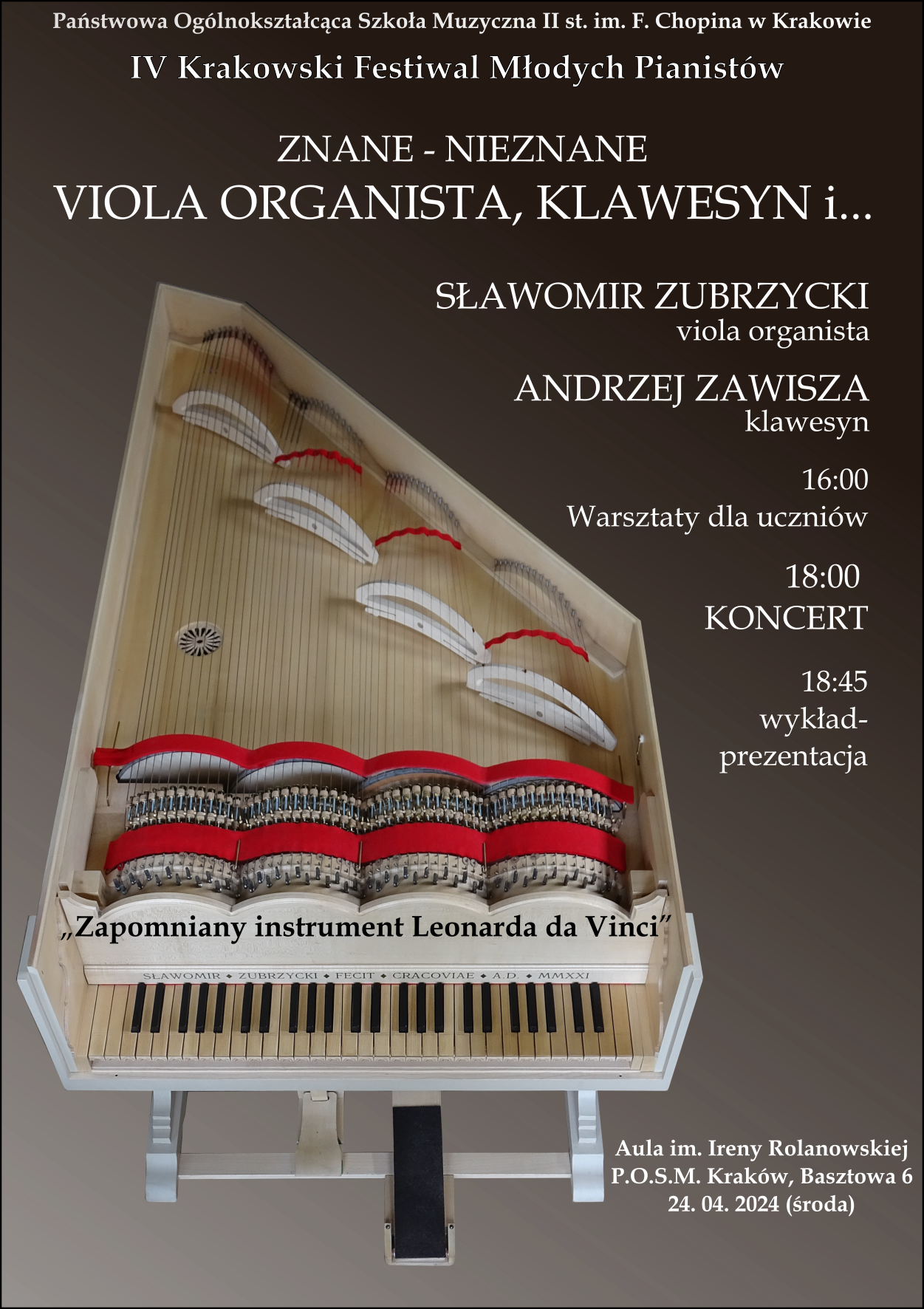 Znane - nieznane, viola organista, klawesyn i...