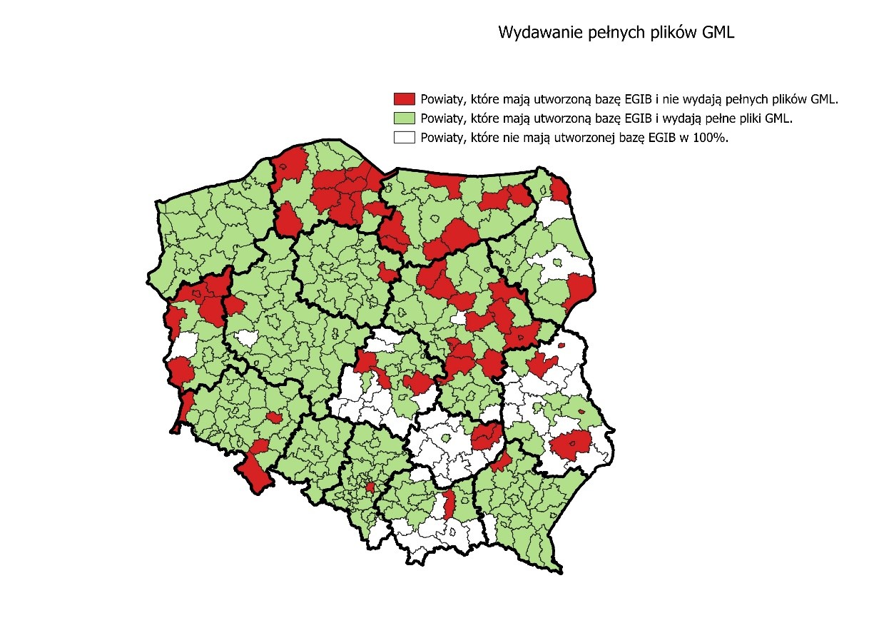 mapa - wydawanie pełnych plików GML