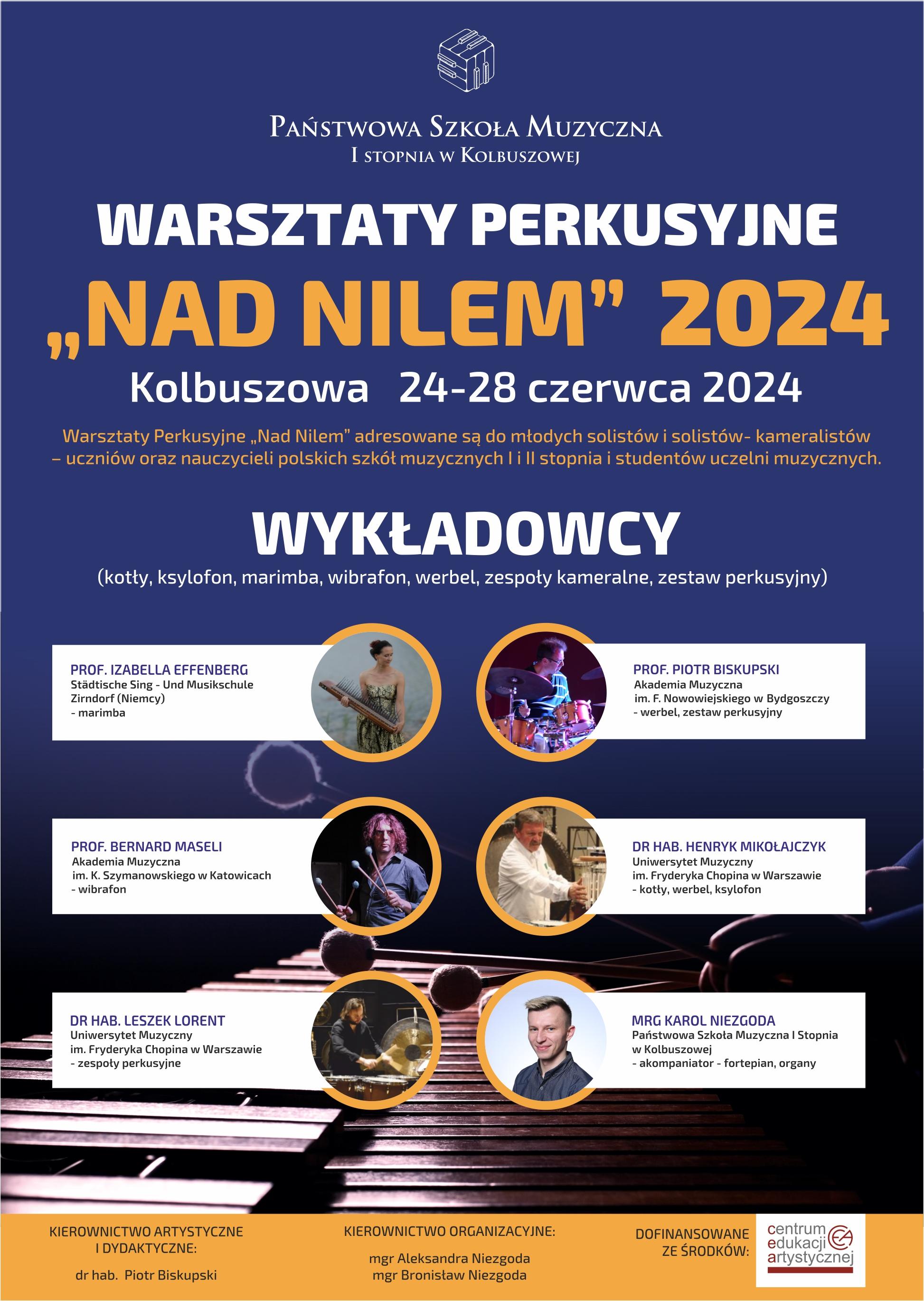 Warsztaty Perkusyjne Nad Nilem 2024