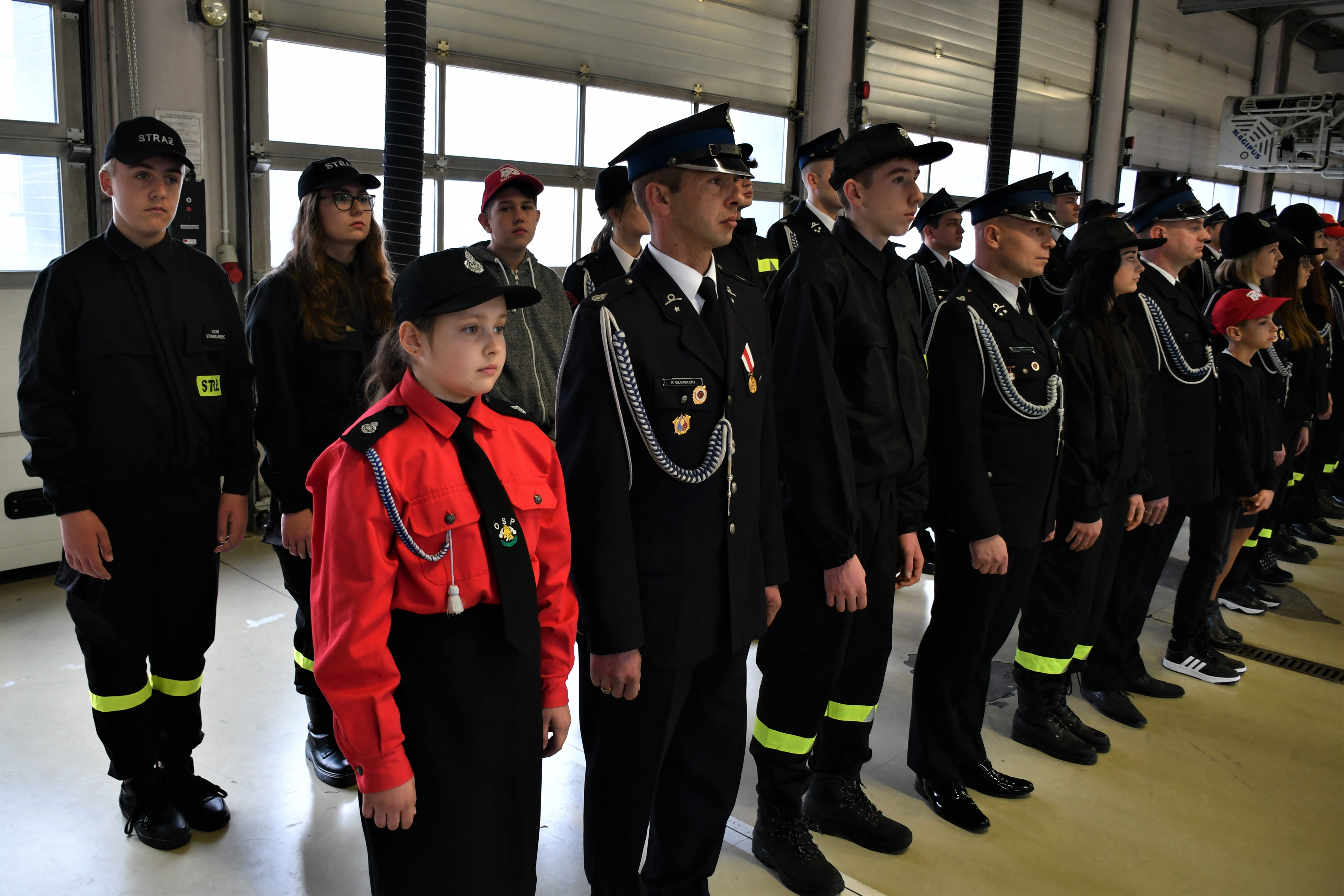 Uroczyste wręczenie promes dla Młodzieżowych Drużyn Pożarniczych z terenu powiatu radomskiego
