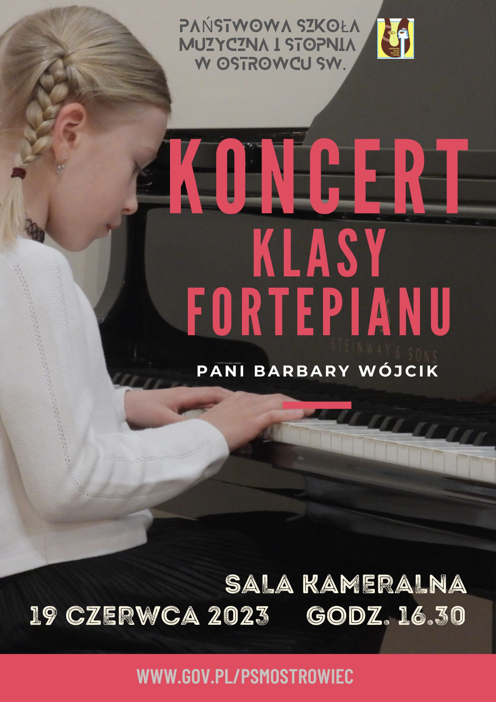Koncert klasy fortepianu p. Barbary Wójcik