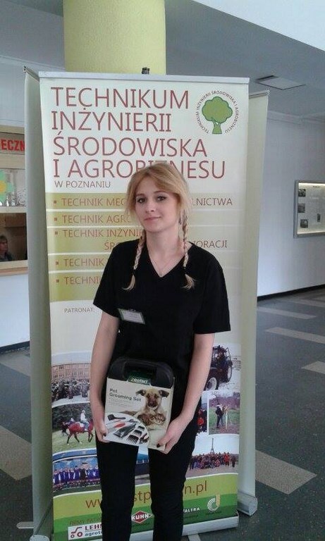 SUKCES OLIWII WITECZEK W OGÓLNOPOLSKIM KONKURSIE „MAŁE ZWIERZĘTA EGZOTYCZNE I DZIKO ŻYJĄCE W PRAKTYCE ZOOTECHNICZNO-WETERYNARYJNEJ”