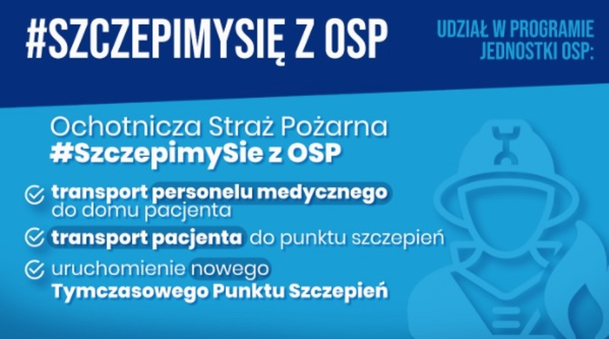 #SzczepimySię z OSP - wideokonferencja poświęcona realizacji programu