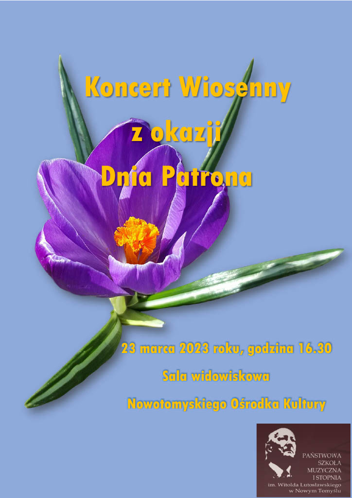 Plakat - Koncert Wiosenny