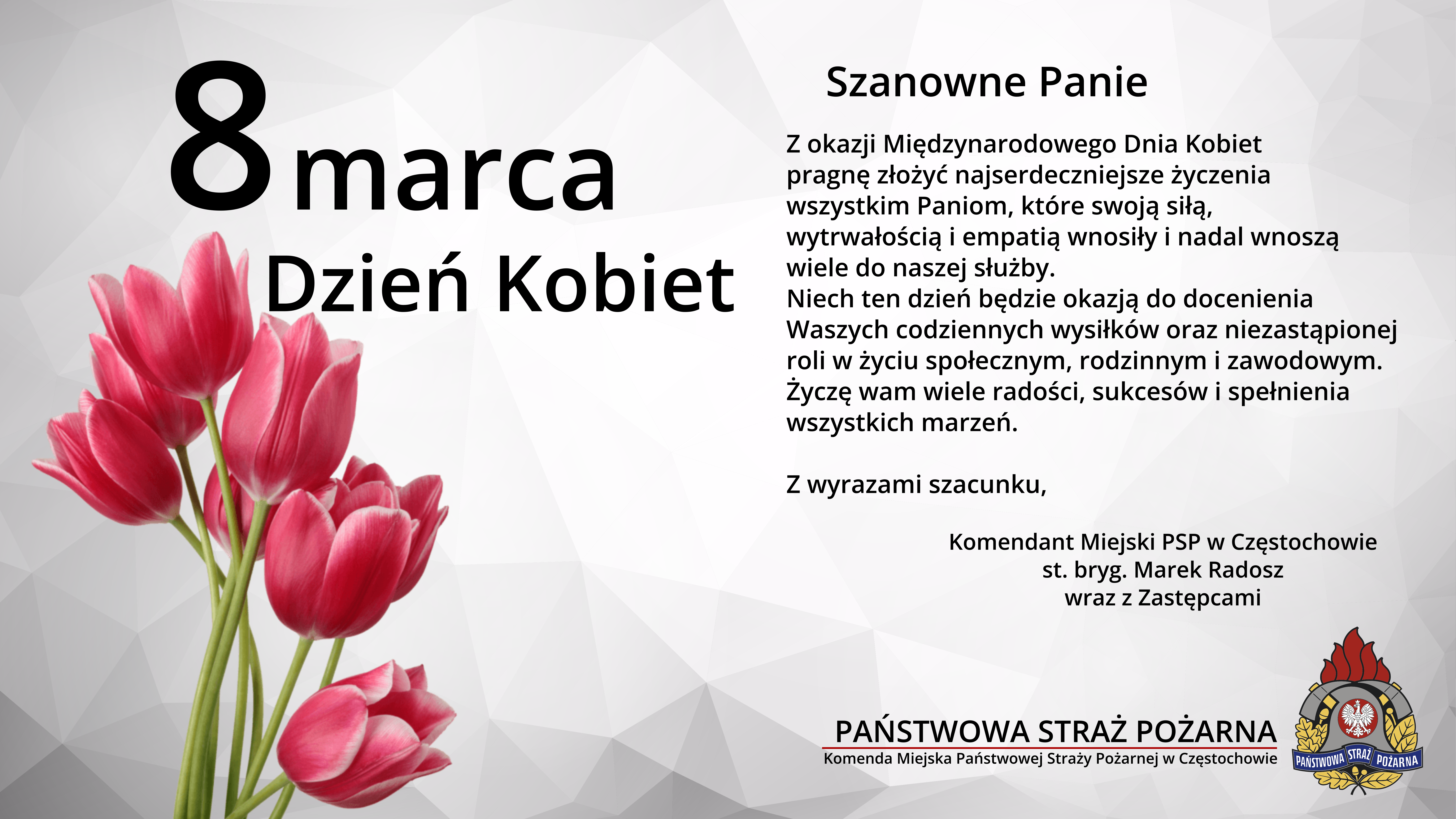 Życzenia z okazji Dnia Kobiet