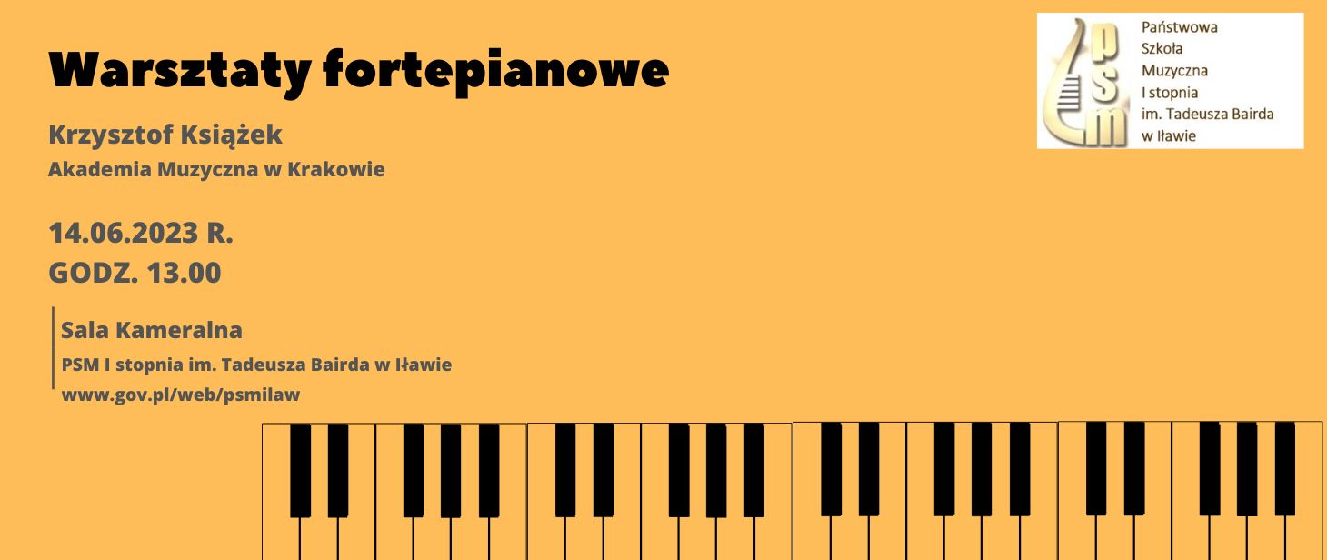Warsztaty fortepianowe 14.06.2023 r. 