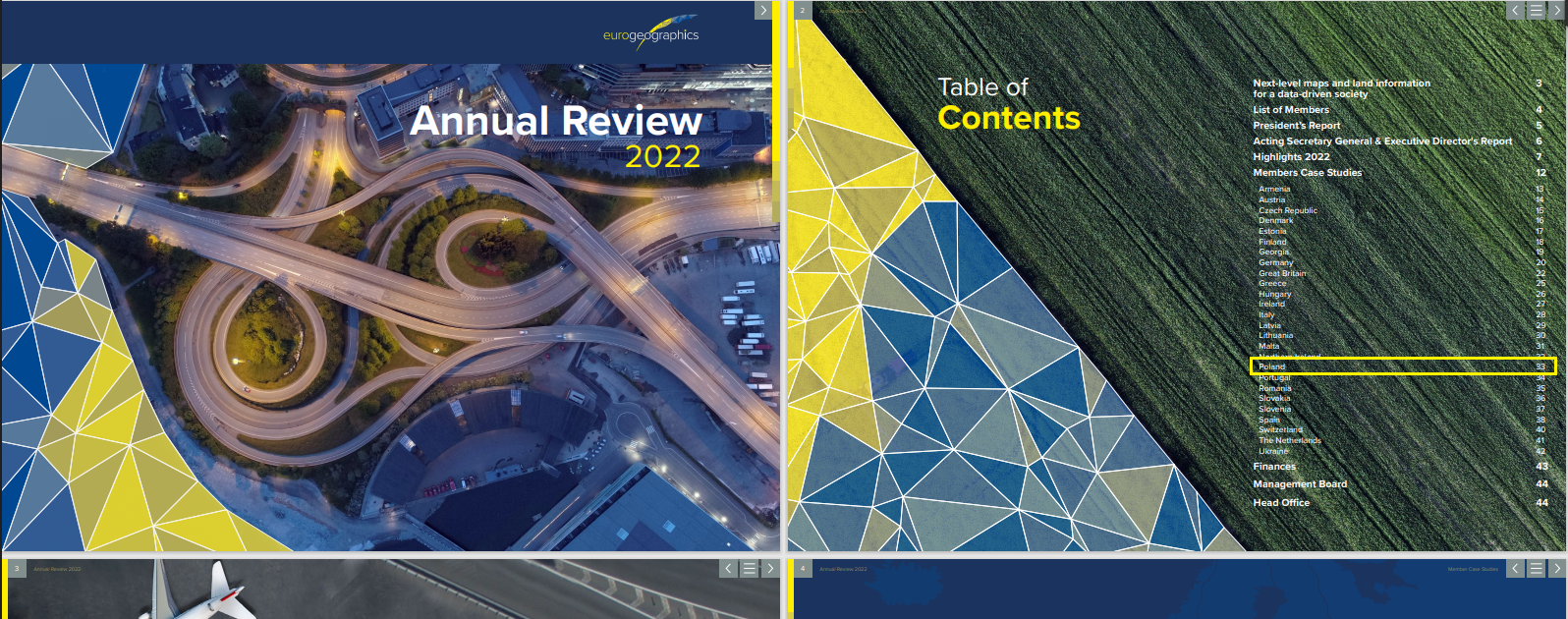 Zdjęcie przedstawia stronę tytułową Annual Review 2022 r.