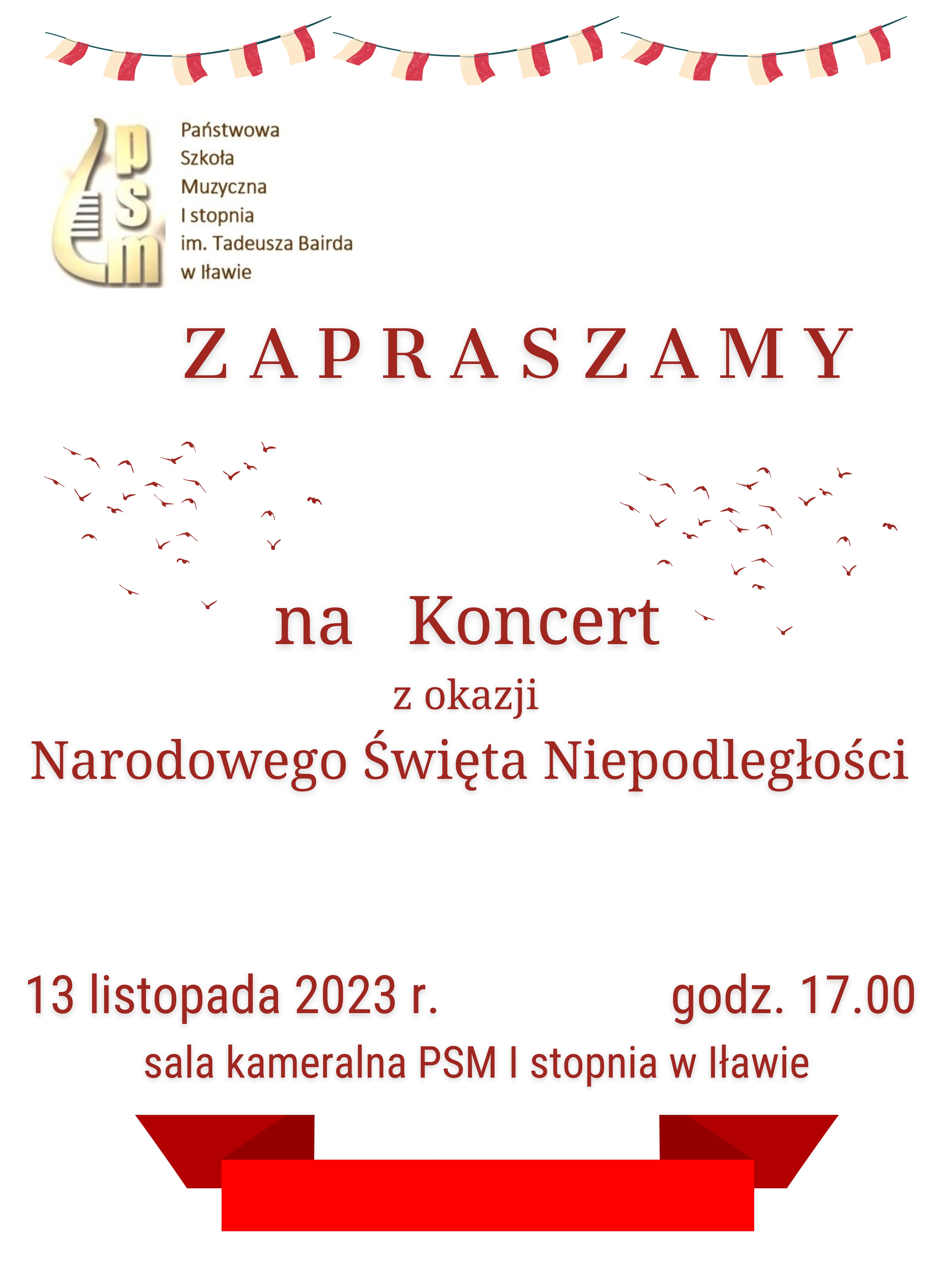 Koncert z okazji Narodowego Święta Niepodległości