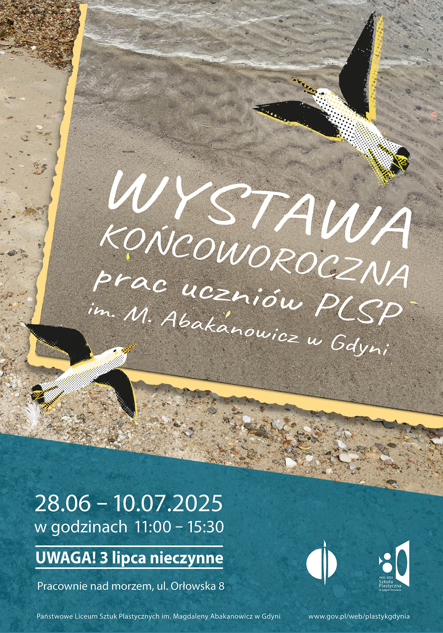 plakat do wystawy prac