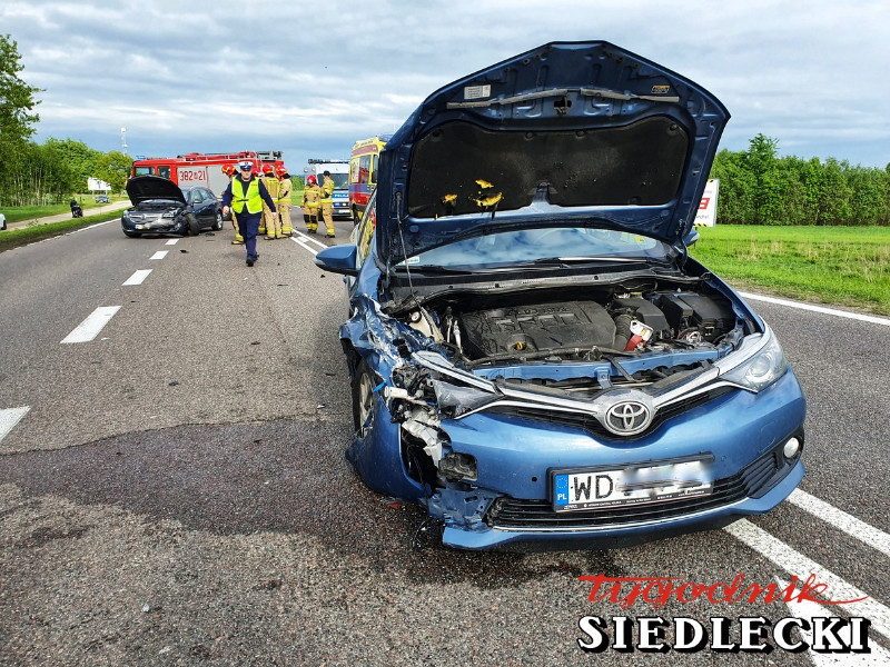 Wypadek w miejscowości Białki.