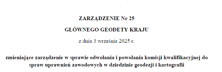 Grafika Zarządzenie GGK