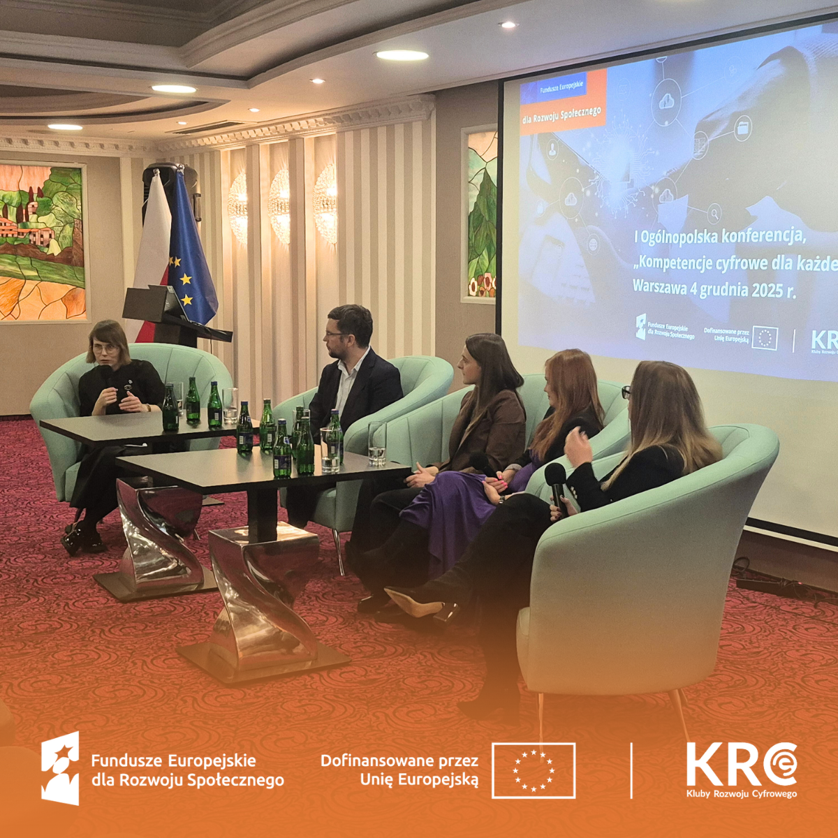 Panel dyskusyjny podczas konferencji