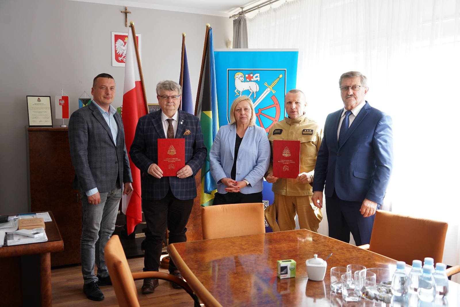 Wsparcie powiatu braniewskiego na rzecz Państwowej Straży Pożarnej w Braniewie